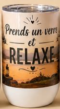 Verre à vin isothermique- Prends un verre et relaxe