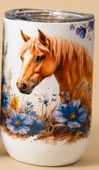 Verre à vin isothermique- Cheval
