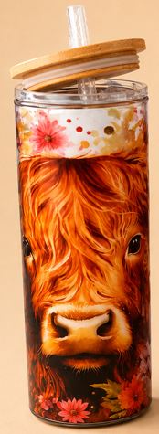 Verre en vitre- Vache