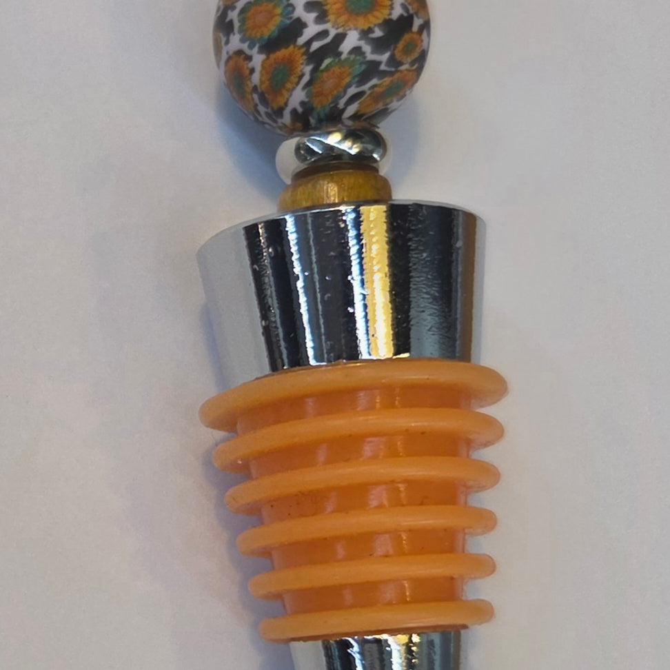Bouchon à vin- Bille fleur
