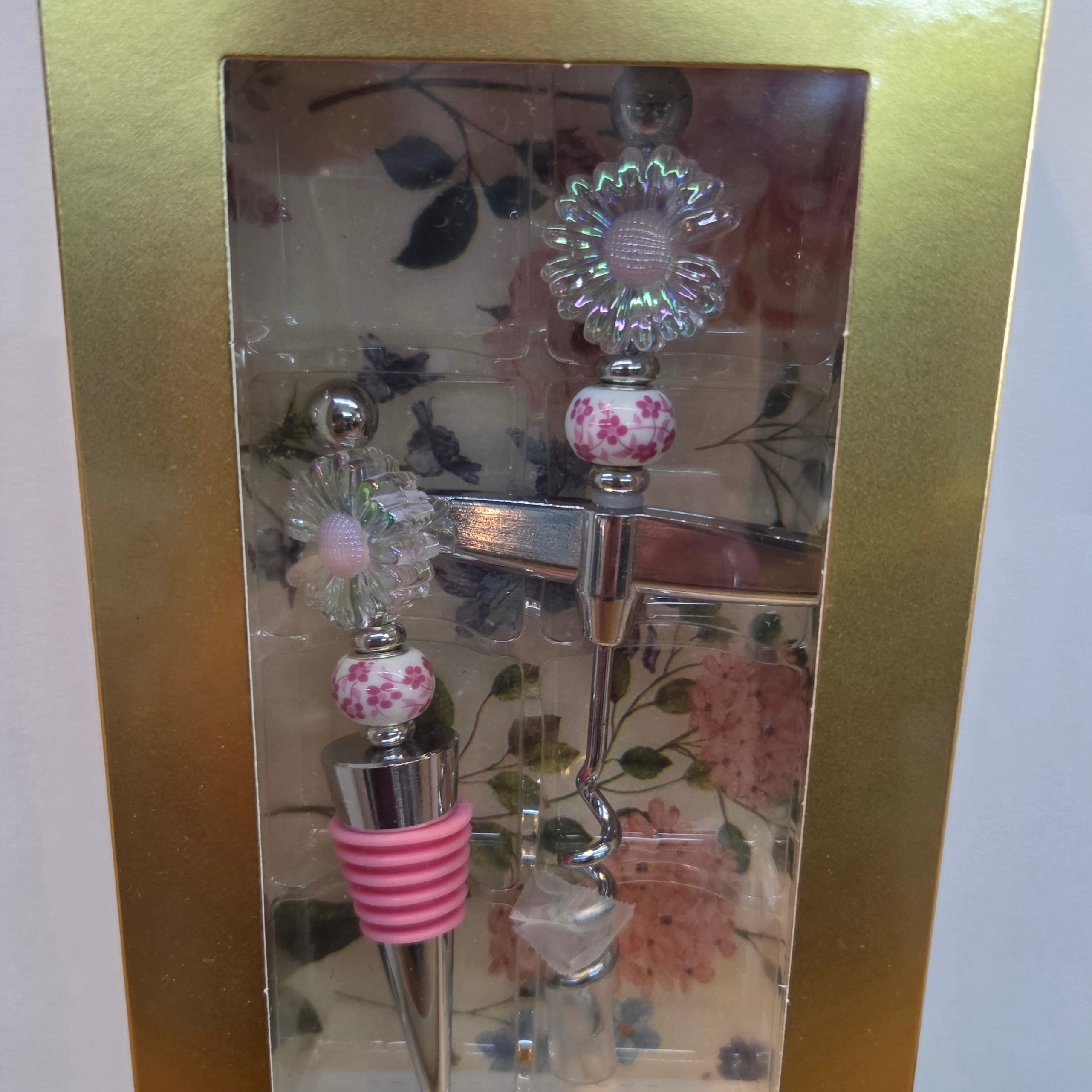 Coffret duo- Fleur clair rose