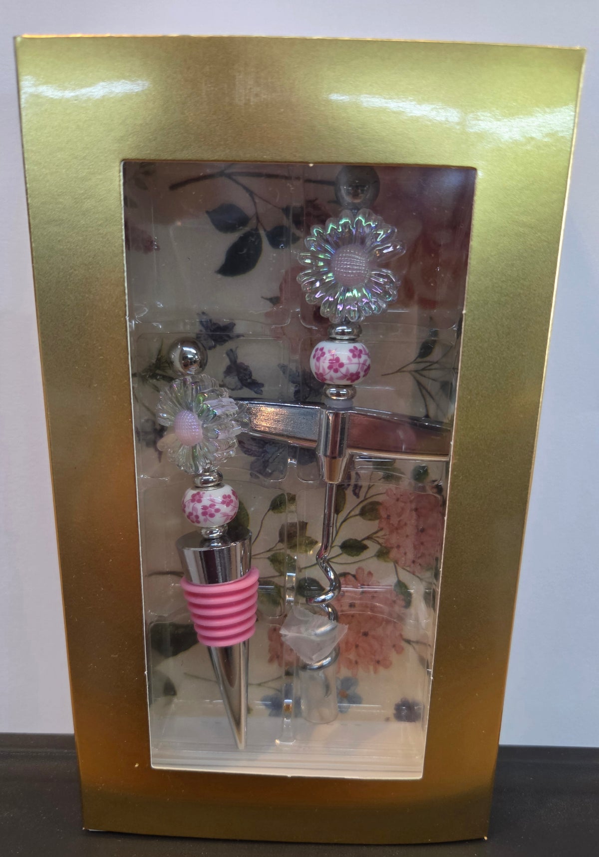 Coffret duo- Fleur clair rose