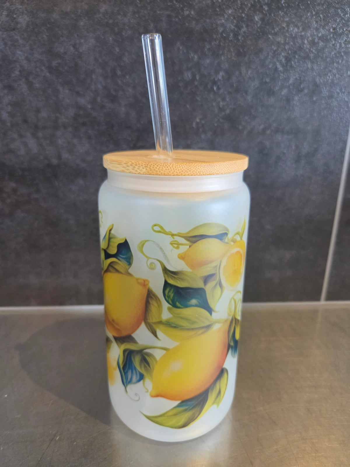 Verre givré- Citrons
