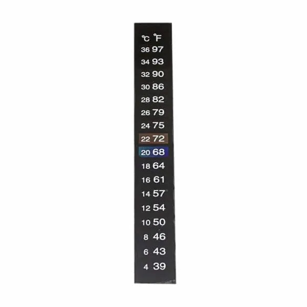 Thermomètre bande adhésive 18-34C