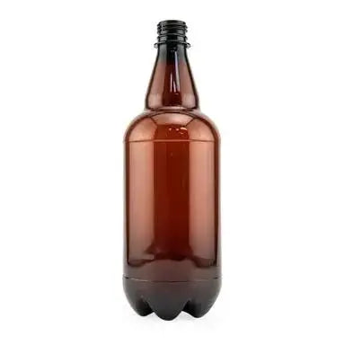 Bouteille PET Ambre 1 L - pqt 12