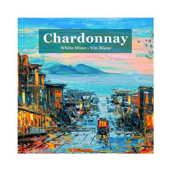 Etiquettes Chardonnay ville (pqt 30)
