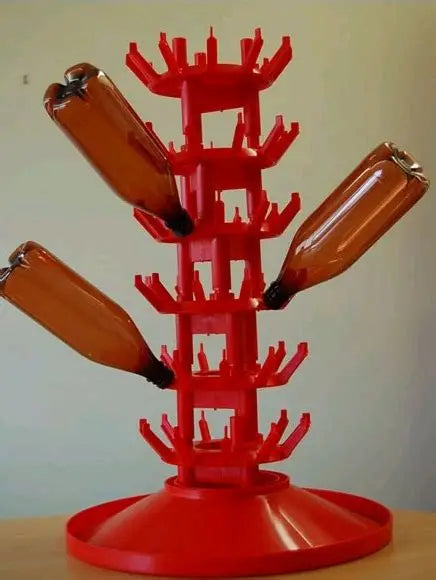 Égouttoir fixe 45 bouteilles (rouge)