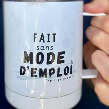 Tasse isothermique- Fait sans mode d'emploi