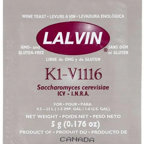 Levure Lalvin K1-V1116