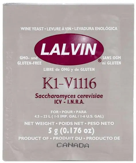 Levure Lalvin K1-V1116