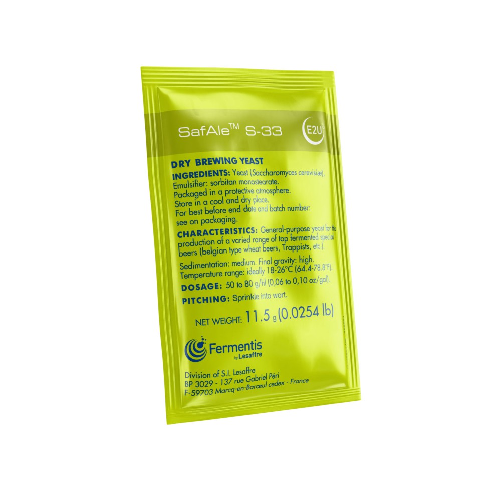 Levure Safale S-33 11.5 g