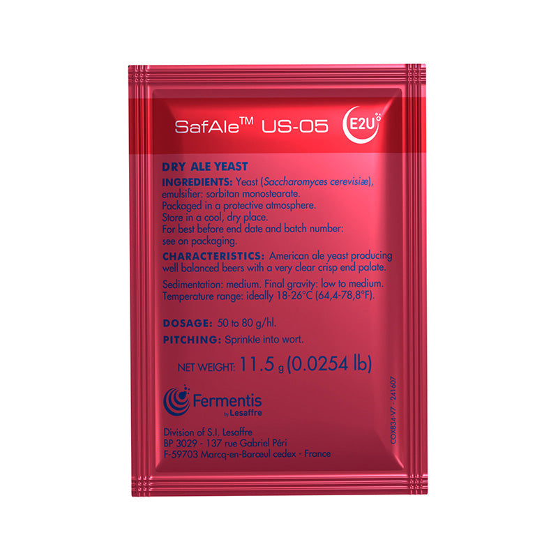 Levure Safale US-05 11.5 g