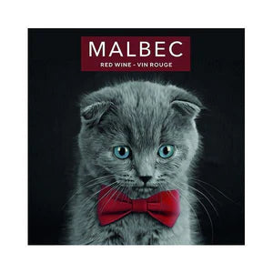 Etiquettes MALBEC chat (pqt 30)