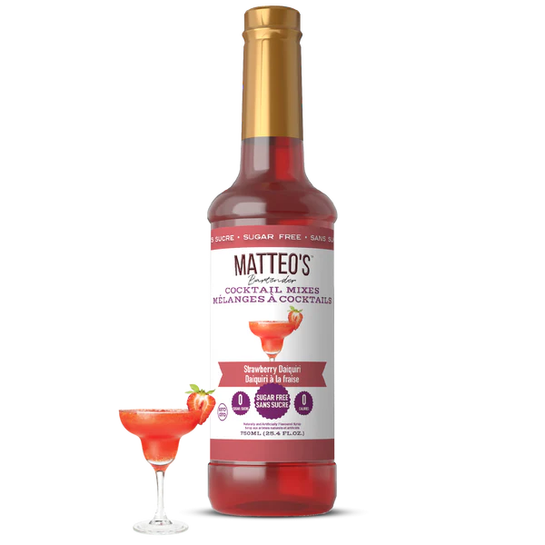 Matteo's - Sirop Cocktail | Daiquiri Fraise 750 ml