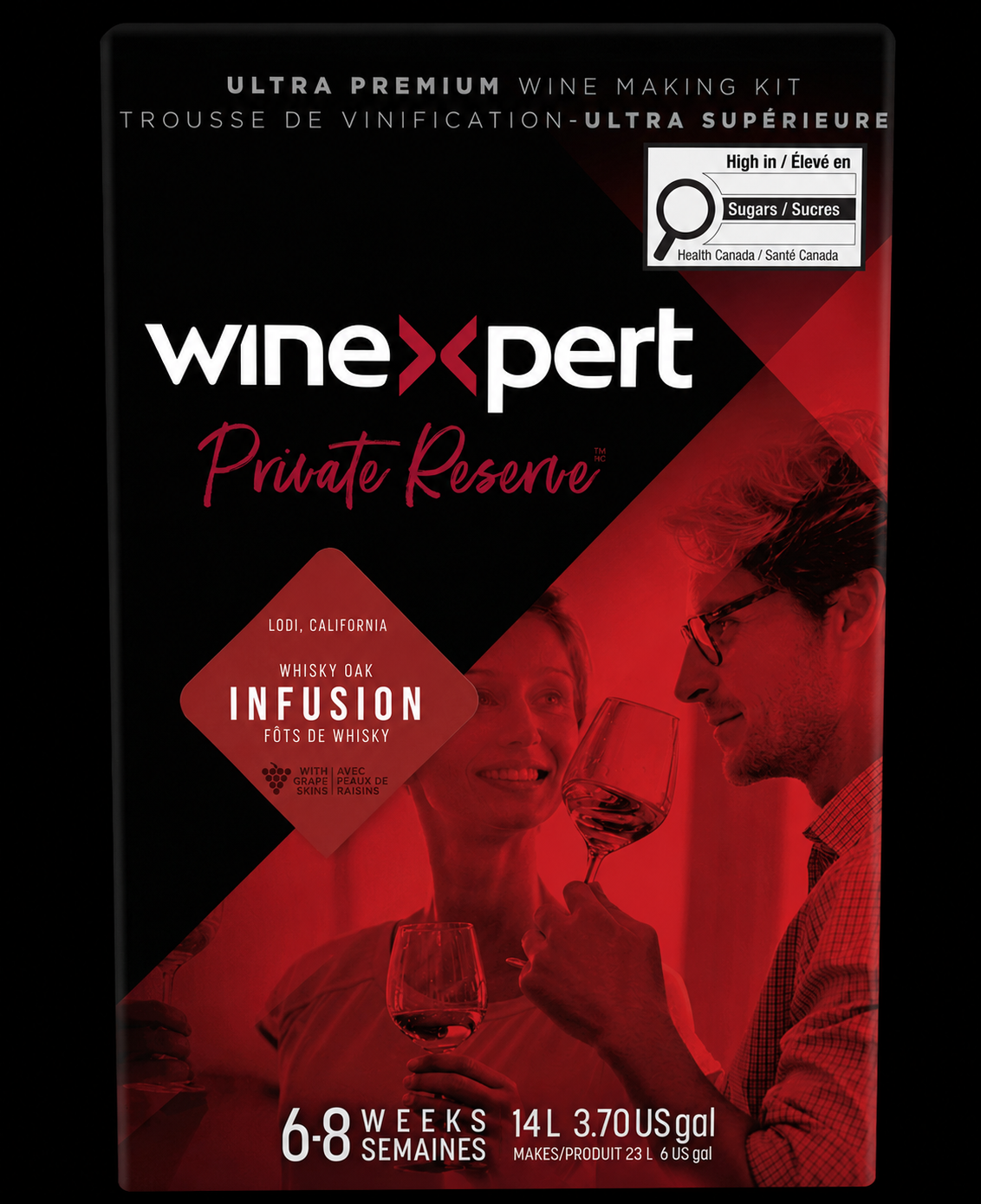 PR - Infusion fûts de Whisky, Lodi, Californie - avec peaux de raisin