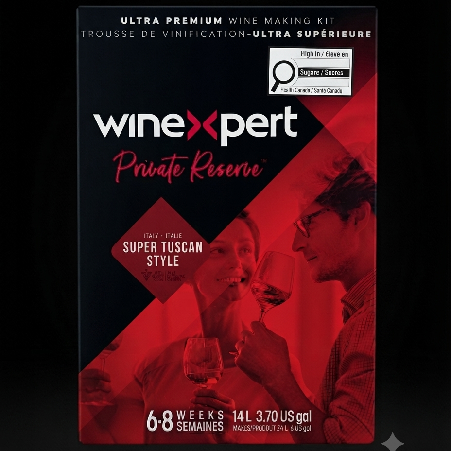 PR - Super Toscane Style, Italie - avec peaux de raisin