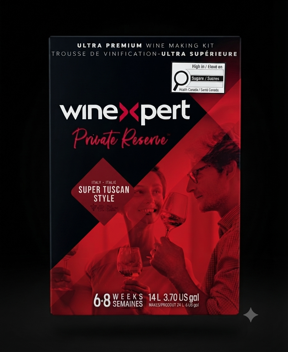 PR - Super Toscane Style, Italie - avec peaux de raisin