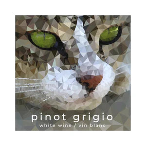 Etiquettes Pinot Grigio chat (pqt 30)