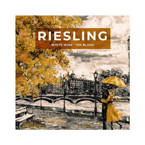 Etiquettes Riesling arbre (pqt 30)