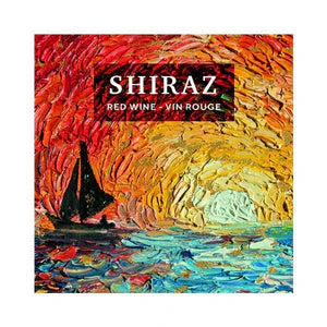 Etiquettes SHIRAZ bateau (pqt 30)