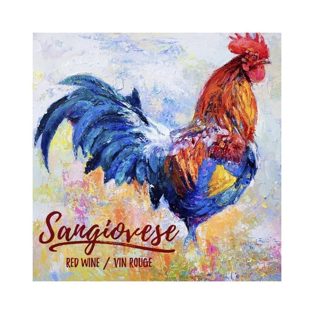 Etiquettes SANGIOVESE coq (pqt 30)