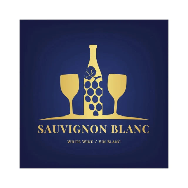 Etiquettes Sauvignon Blanc coupes or (pqt 30)