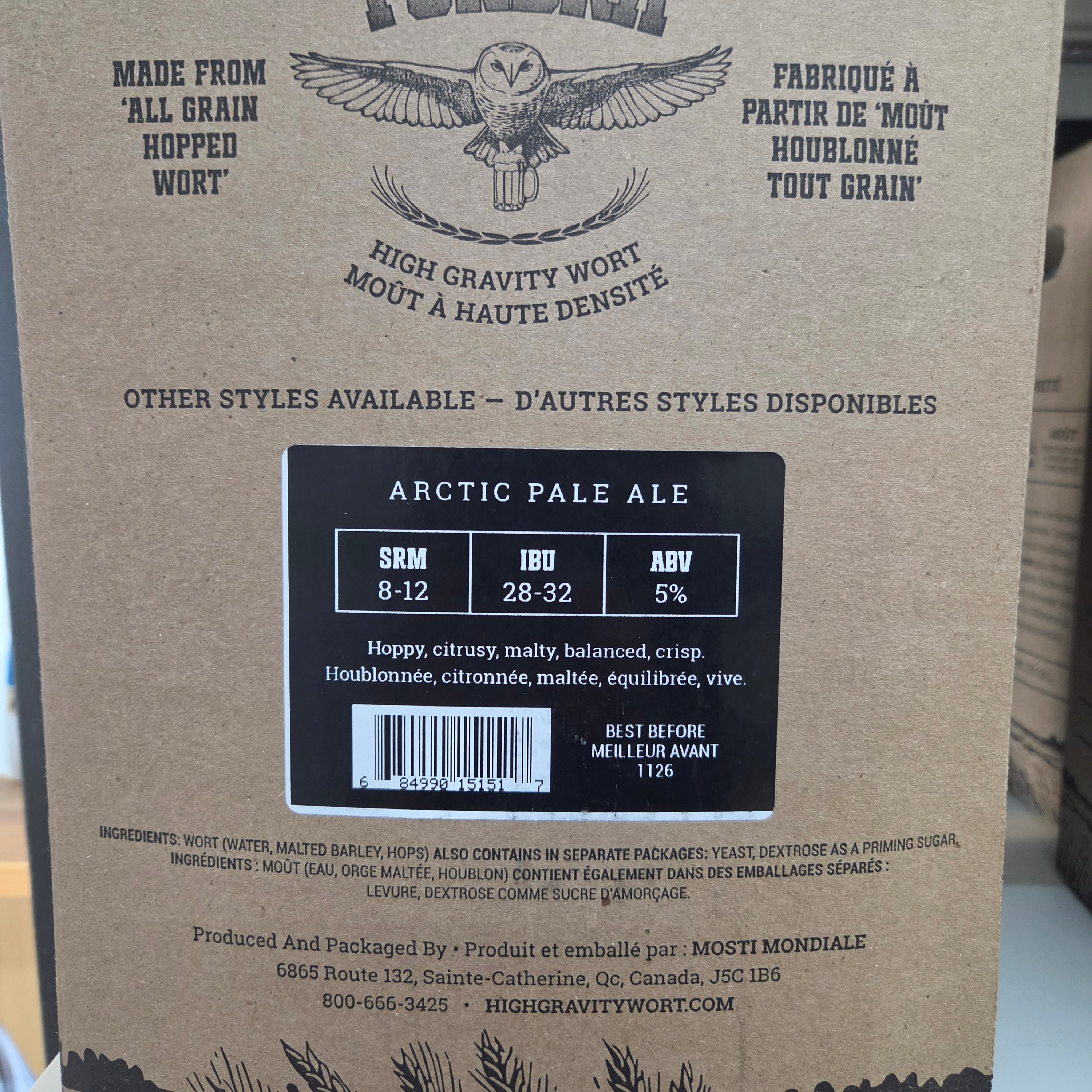 Tundra Arctic Pale Ale 10L
