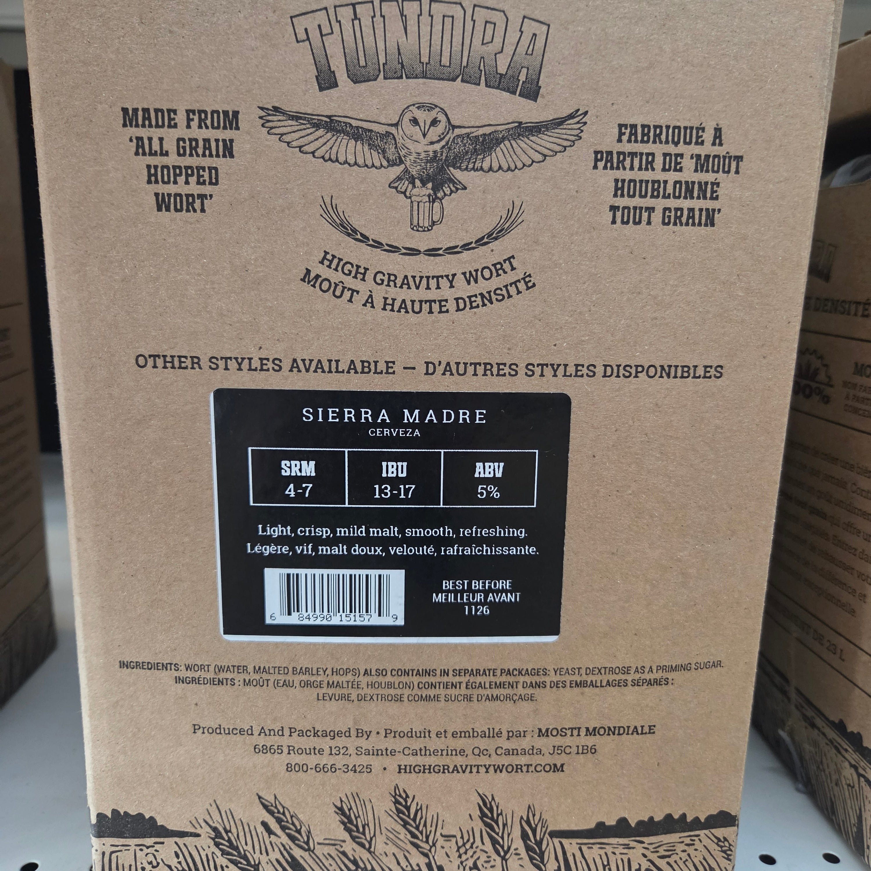 Tundra Sierra Madre Cerveza 10L