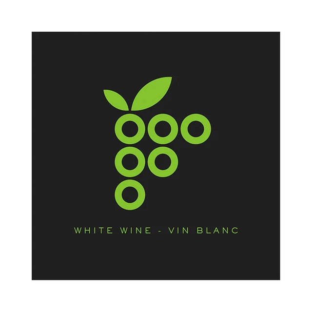 Etiquettes Vin Blanc grape verte (pqt 30)