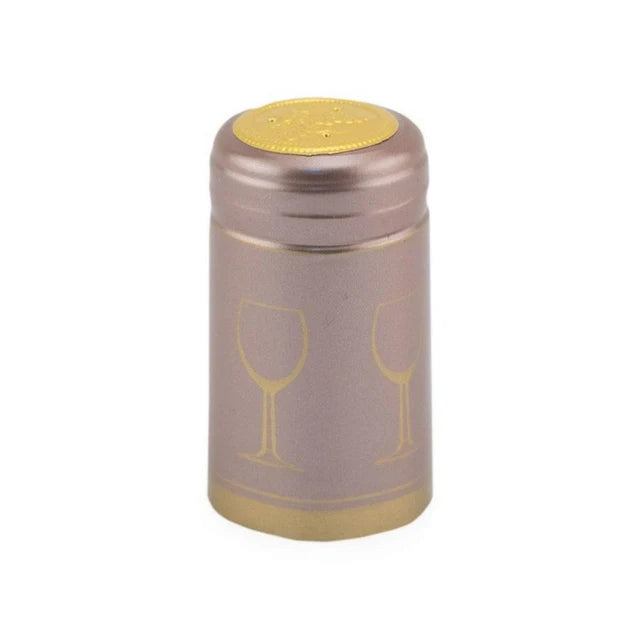 Cache-Bouchon- Rose coupe or(pqt 30)